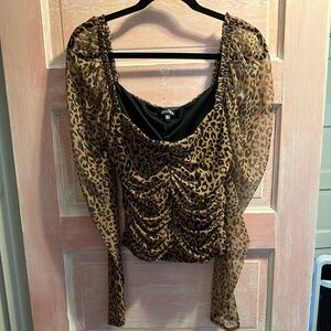 Leopard Blouse